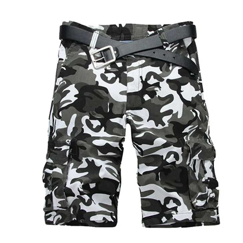 New Bermuda Men Camo Cargo Sport Shorts Fitness  Camouflage Combat Pants 