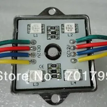 Промо-Акция! 5050 SMD светодиодный модуль rgb, DC12V вход переменного тока, с металлическим корпусом, 20 штук нитке