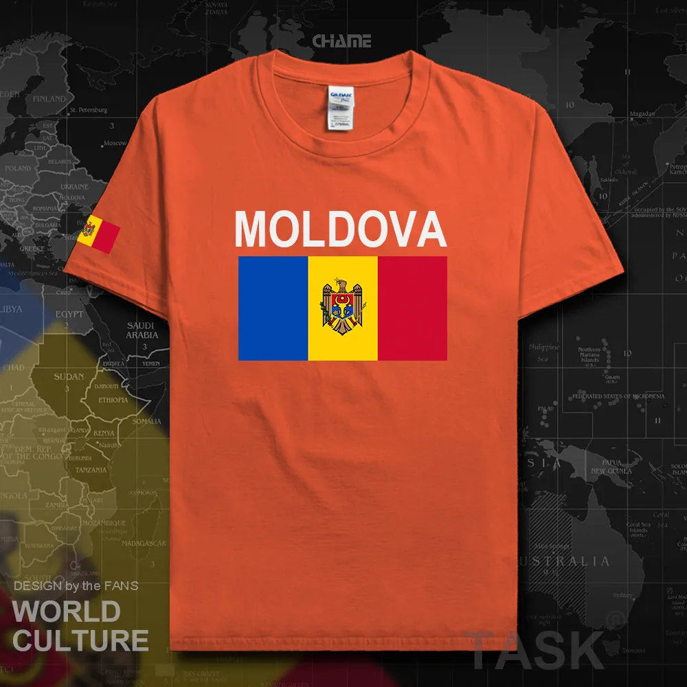 Moldovan MDA MD Мужская футболка 2018 трикотажная с национальной символикой хлопковая