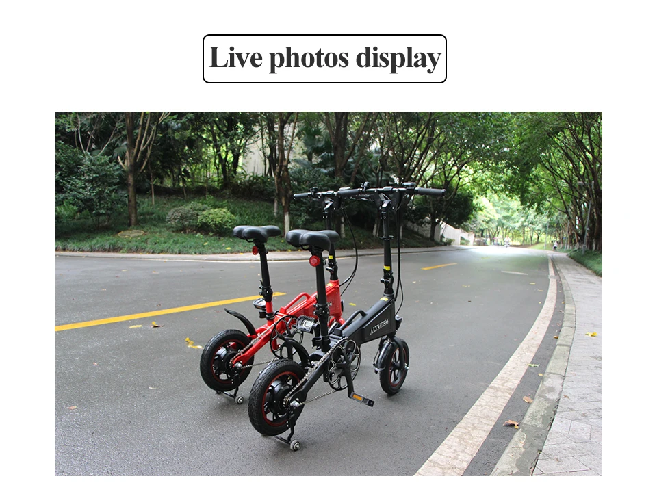 Sale ALTRUISM A1 36V*350W Electric Bicycle Cycling Watertight Frame Inside Li-on Battery Folding ebike 13