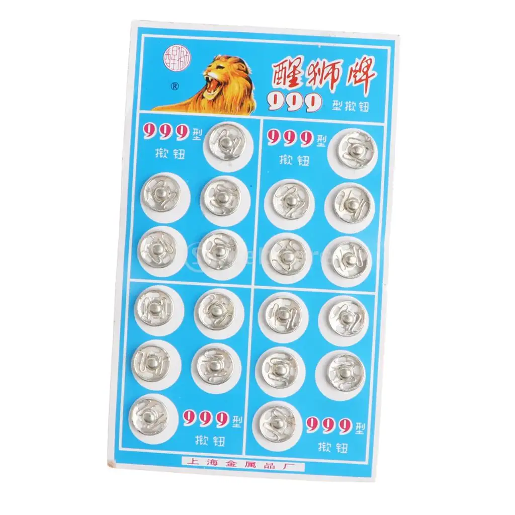 

50 pair Sew on Metal Snap Fastener Button Press Button DIY Sewing Craft 12mm