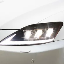 Авто. PRO головной светильник s для Lexus IS250 IS350 06-13 автомобильный Стайлинг bi xenon объектив светодиодный светильник направляющий DRL H7 Ксеноновые фары для Lexus IS250