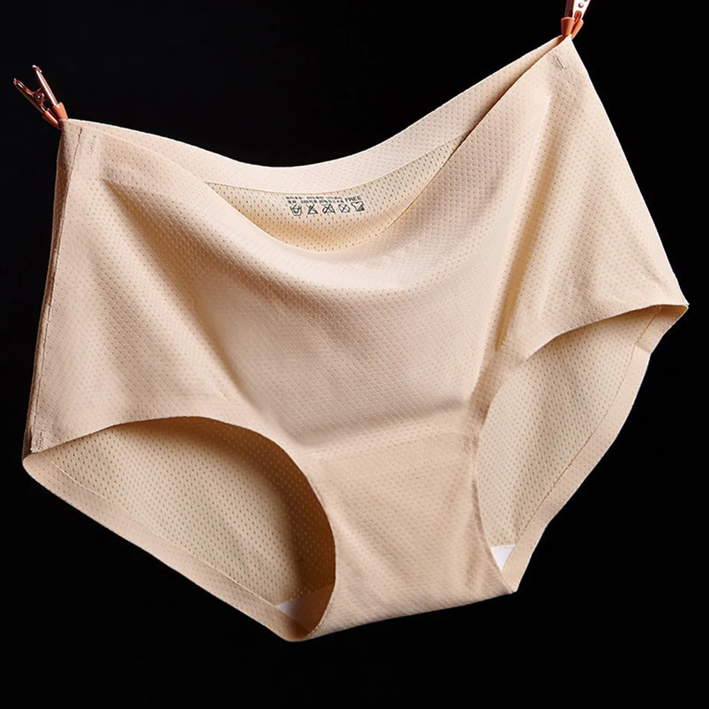 

Fashion Women Breathable Seamless Lce Wire Mesh Ultra-thin Mid-waist Underwear G String Women Panties Intimates briefs Underpant