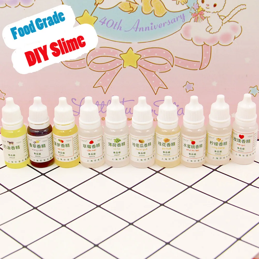 10ML/Bottle Slime Edible Flavor DIY Educational Toys for Children Modeling Clay Smell Make Your Slime Smell 10ML/Bottle Slime Edible Flavor DIY Educational Toys for Children Modeling Clay Smell Make Your Slime Smell