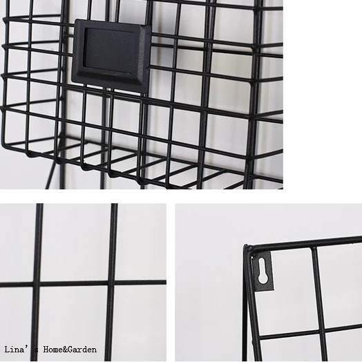 Wall Mount Wire Magazine Racks (3)