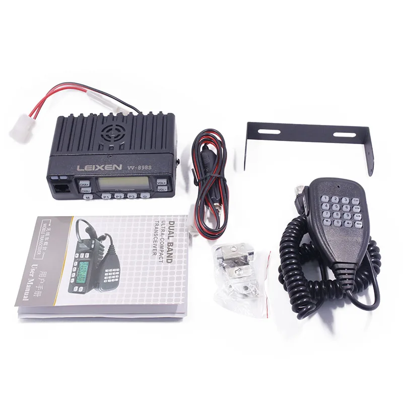 LEIXEN VV 898 VHF UHF двухдиапазонное автомобильное радио двухстороннее 5 Вт/10 Вт/25 Вт