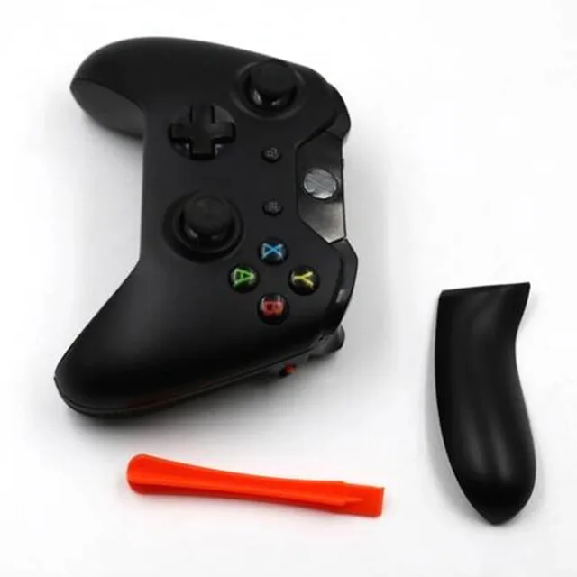 Best Price 1 Pair Black Controller Replacement Grips for XBOX One/XBOX S Repair Parts with Plastic Pry Tool