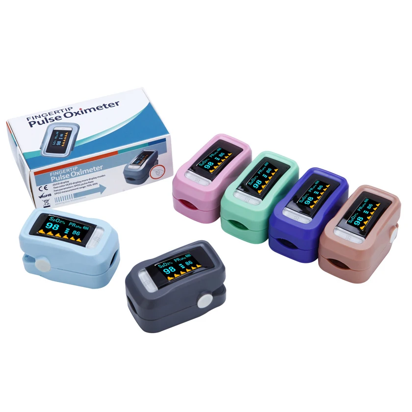 

KIUZOU Oximetro De Dedo Pulse Oximeter Blood Saturometro Monitor SPO2 PR Finger Oximetro De Pulso Portable Pulsioximetro