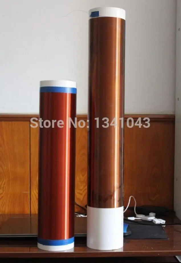 

free shipping tesla coil (generator) secondary coil for tesla coil diameter 63mm height 20-30cm