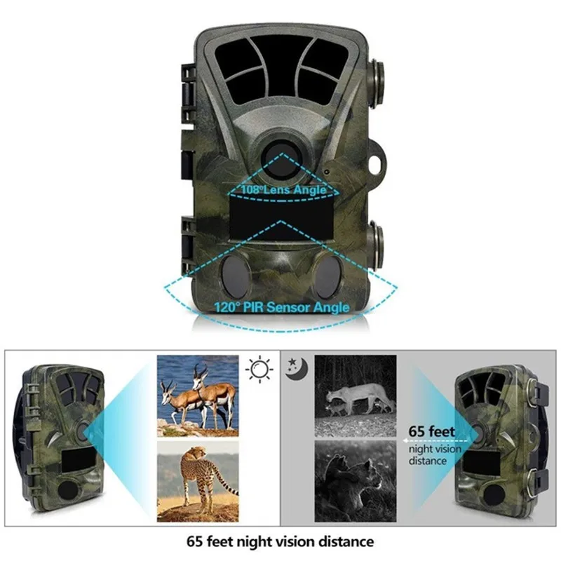 Hunting Trail Camera Photo Traps 12MP Infrared Night Vision Scout Guard Hunter Camera Chasse Foto Fast Trigger Hunting Cameras (6)