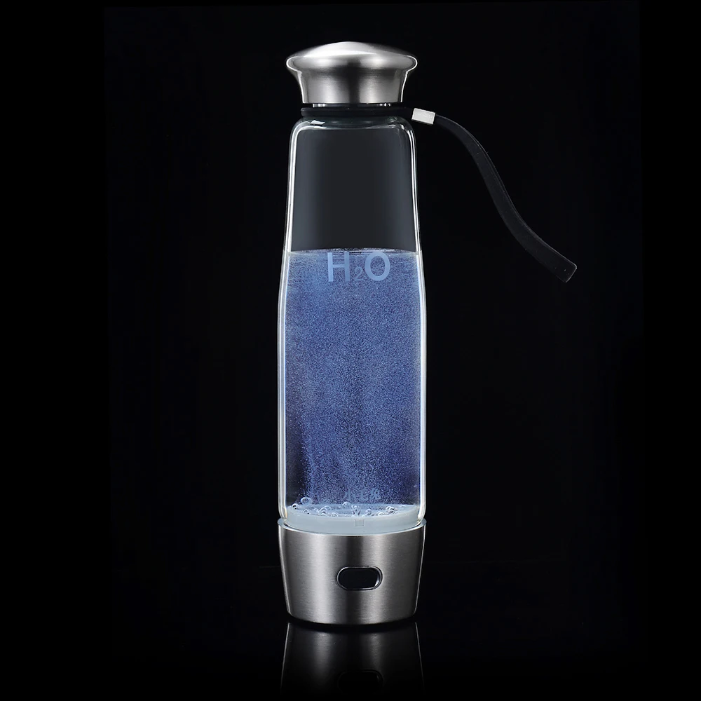 hydrogen glass water bottle