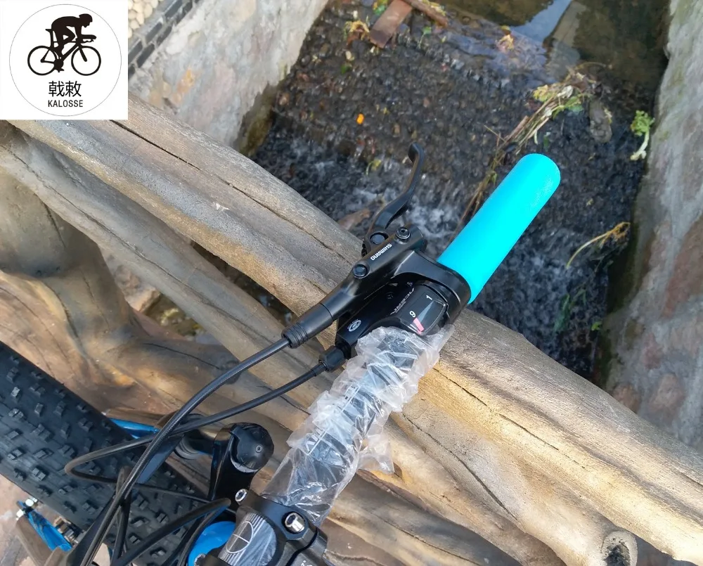 Sale Kalosse five spokes wheels  snow bike  27 speed   26*4.0 aluminum alloy  Fat  mountain bicycle   Hydraulic  brakes 2