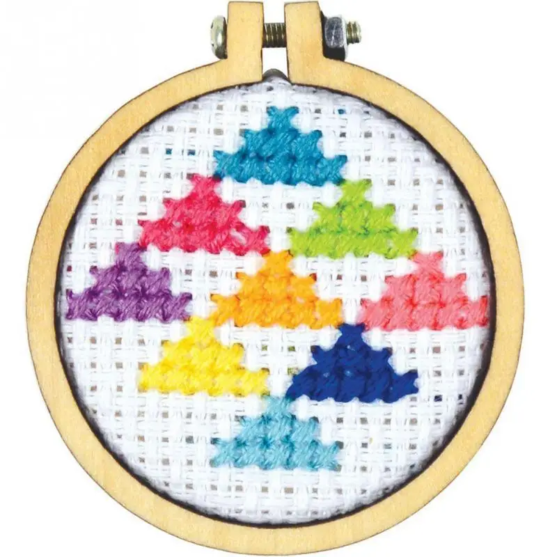 

Mini/Large Wooden Cross Stitch Hoop Ring Embroidery Circle Sewing Kit Frame Craft Set Wooden Frame 2 Chip Screw 2 Screw Nut#20