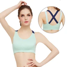 T спортивной жилет стеганый топ на бретелях в тренажерном зале Фитнес спортивный бюстгальтер-стрейч хлопок Бесшовные дышащие Йога Бюстгальтеры для женского нижнего белья Комплект