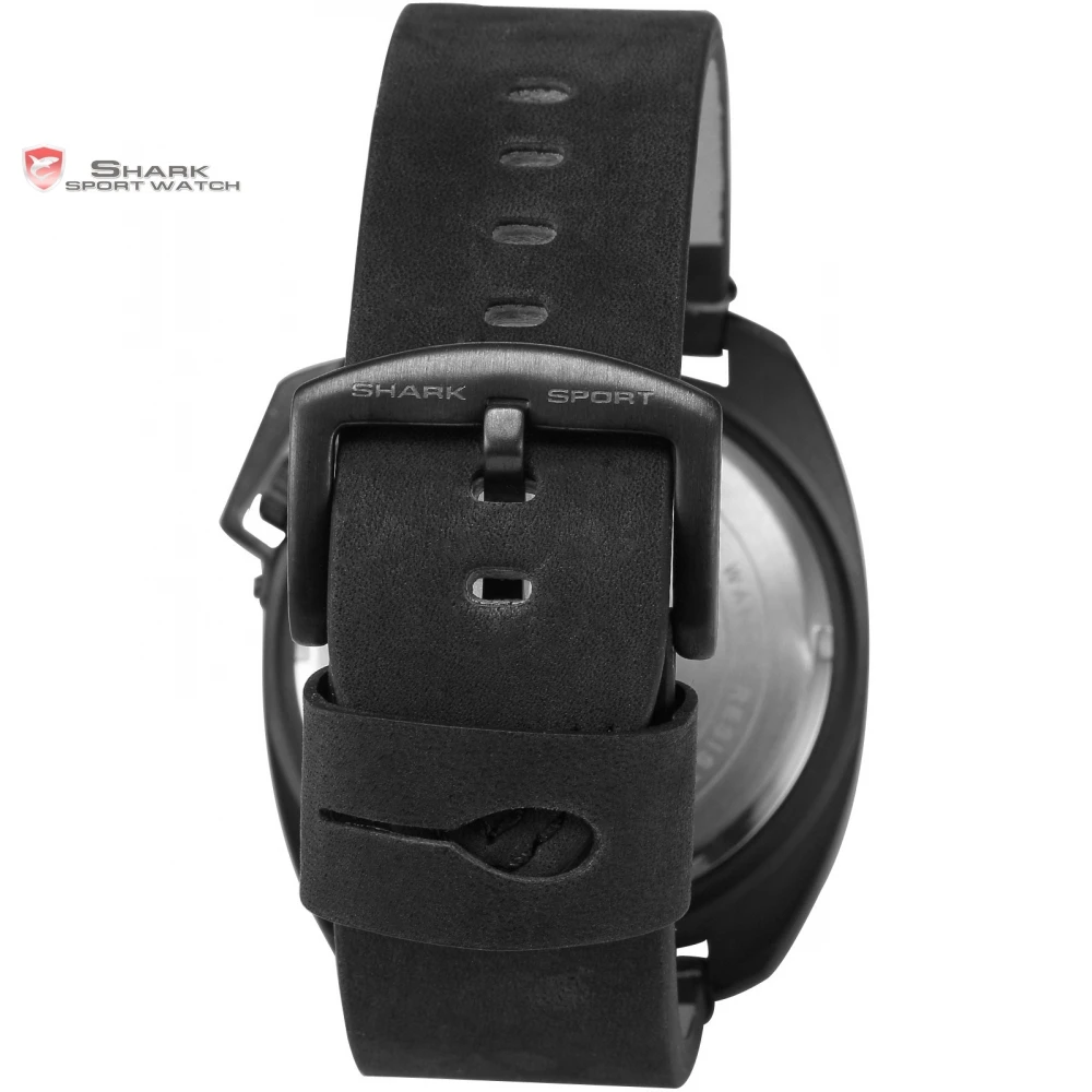 Tawny Shark Sport Watch Luxury Brand Black Stylish Date Crown-guard Male Simple Military Wristwatch Mens Fashion Watches /SH447