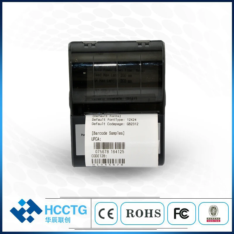 

Portable Ticket Printing Machine 58MM Mini Bluetooth Thermal Printer HCC-T2P