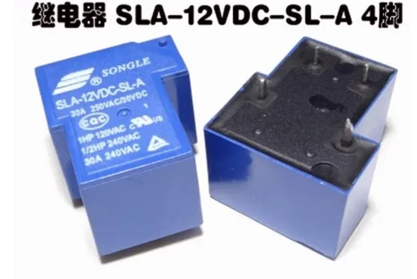 2Pcs Relay Songle 4 Pin SLA-12VDC-SL-A SLA-12V US Stock o