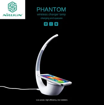 

Nillkin QI Intelligent Wireless Charger Charging Mat Energy Saving Phantom wireless charger lamp for iPhone X 8 8Plus Samsung S8