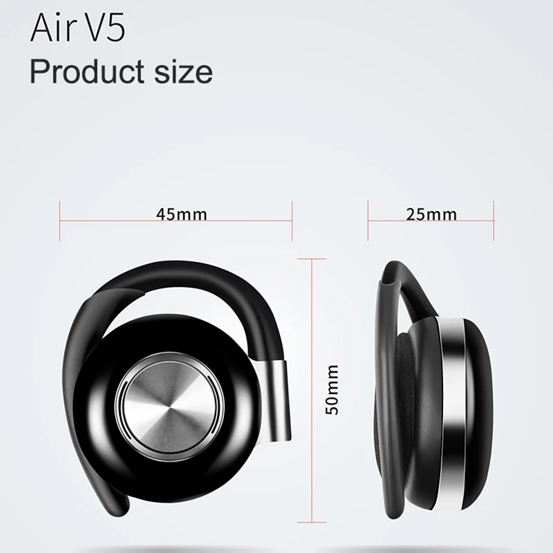 TWS Bluetooth наушники Беспроводные спортивные вкладыши True Wireless Twins Ear hook с