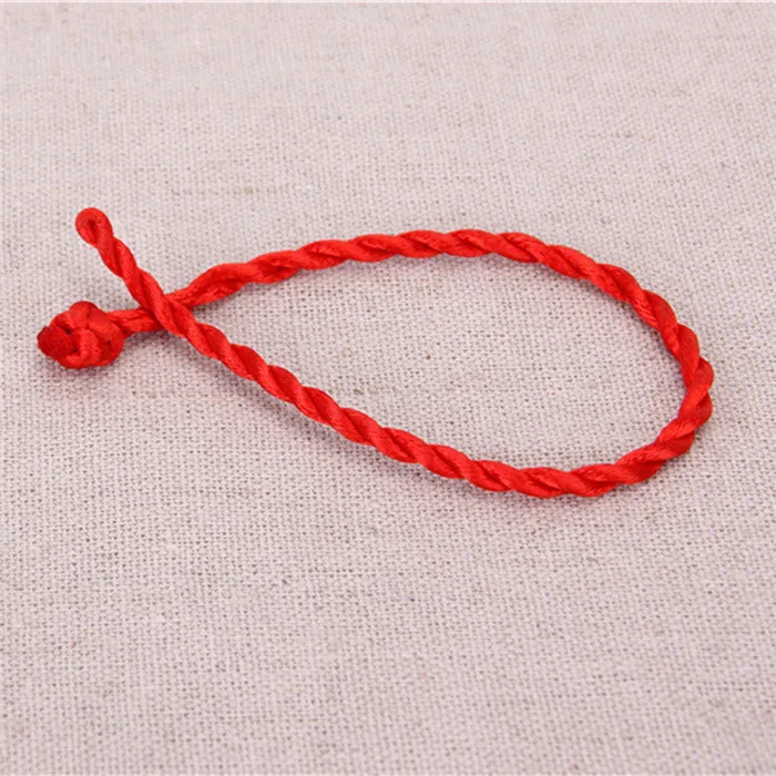 50 шт., классический плетеный браслет на удачу Kabbalah, красные браслеты, ювелирные изделия, браслет дружбы, вечерние, подарок для женщин и мужчин - Окраска металла: Red 2mm
