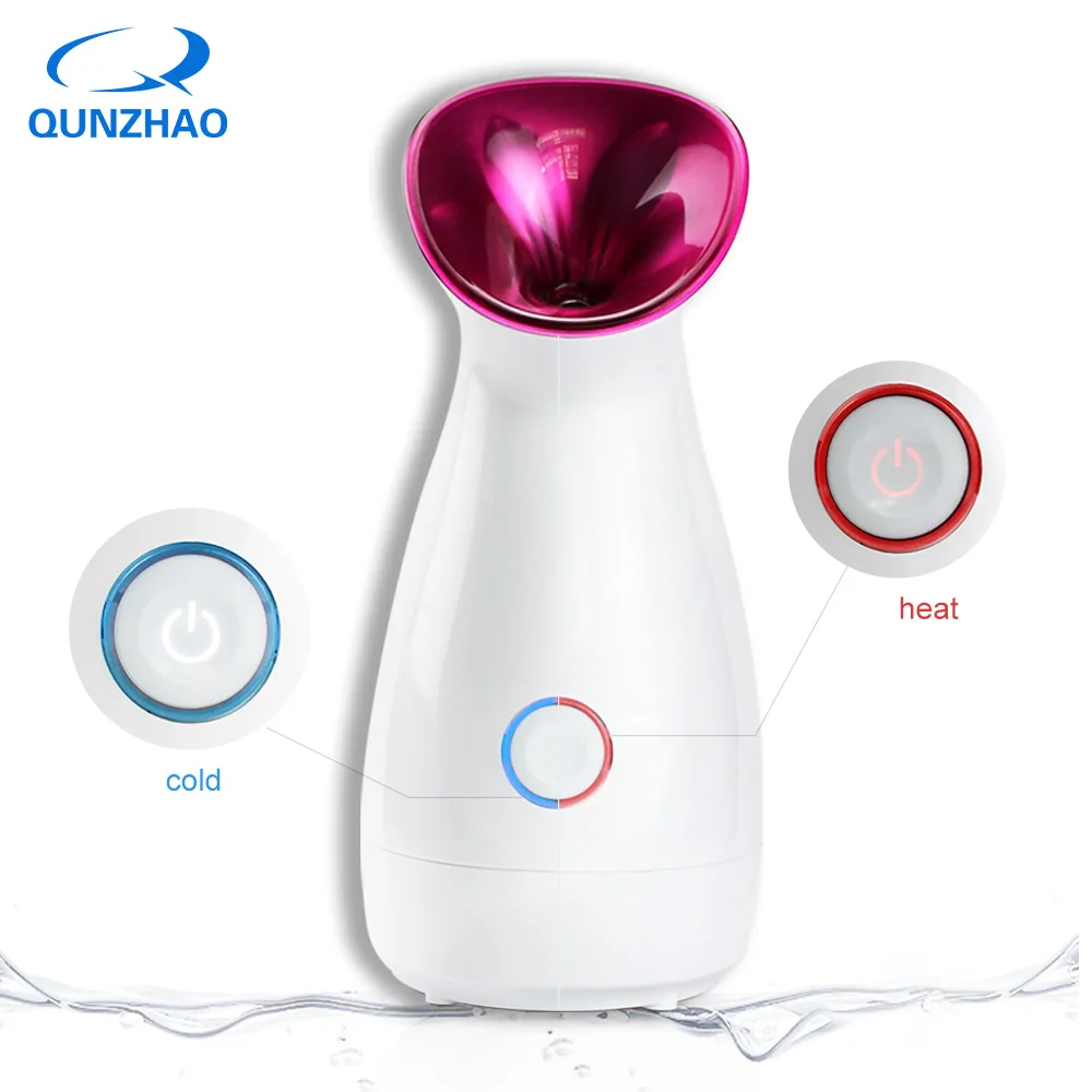  Hot & Cold Deep Cleaning Facial Cleaner Beauty Nano Face Steaming Device Facial Steamer Machine The
