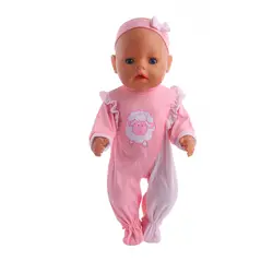 Кукольная одежда уютная и милая цельная Пижама подходит см для 43 см новые кукольные Платья аксессуары