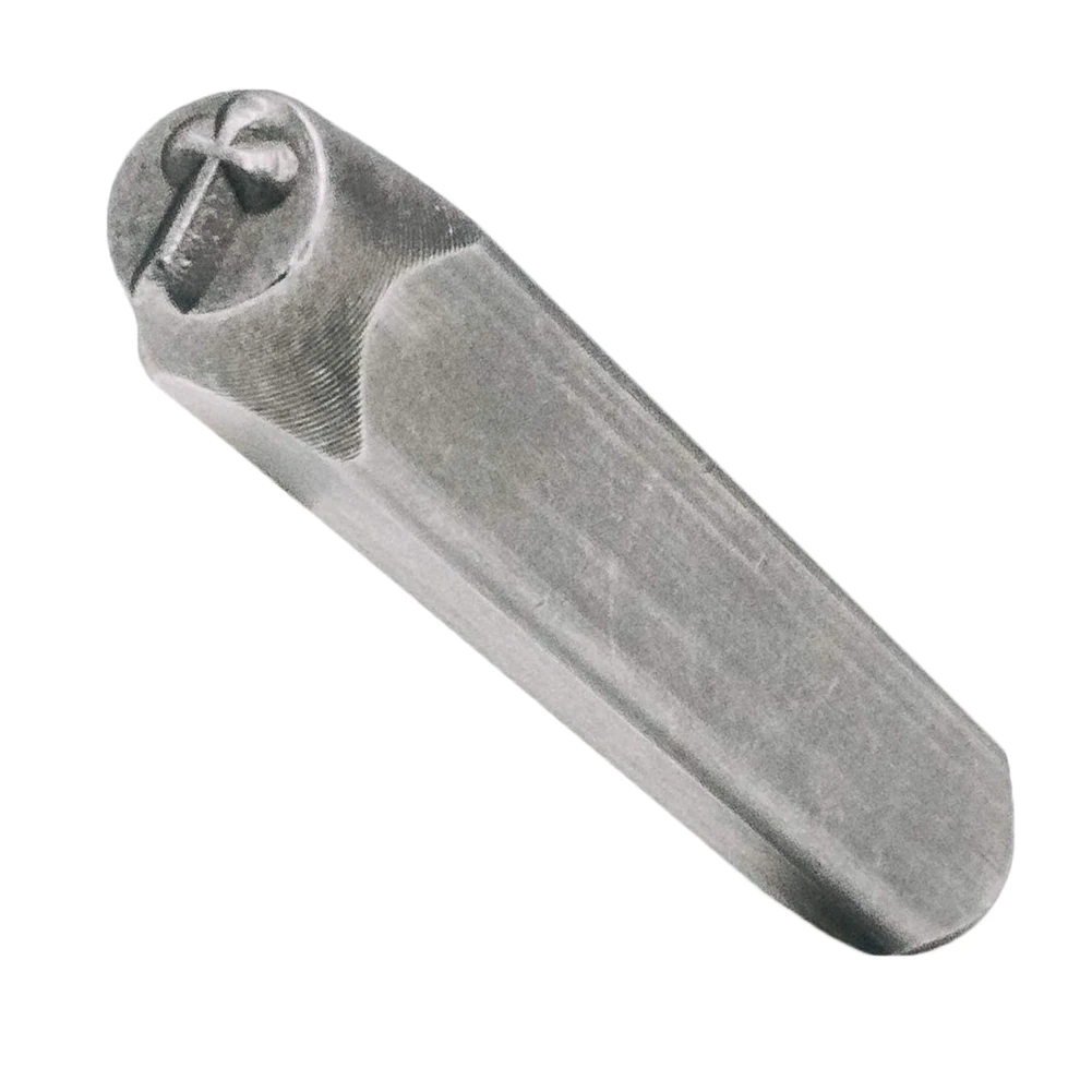 

Cross Star Shape Metal Stamp Tool 6mm Head for Customizing Jewelry Clay Art Leathers LXY9