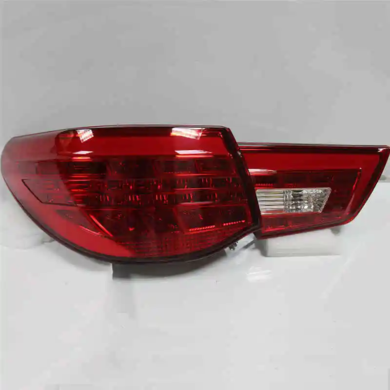 Автомобильный Стайлинг светодиодный задний фонарь для Toyota Mark X задние фонари 2013- для Reiz задний свет DRL+ сигнал поворота+ тормоз+ светодиодные фонари заднего хода - Цвет: Red