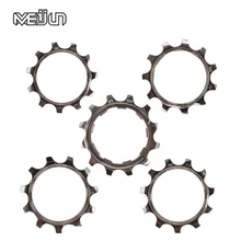 MEIJUN горный велосипед выбеге зубы 8 9 10 Скорость 11 Т 12 т Chainrings Сталь маховик Шестерни мелкозубчатые Велоспорт велосипед ремонт Запчасти