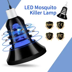 CanLing E27 Anti Mosquito Убийца светильник светодиодный 220 V мухобойка лампочки Светодиодный 8 Вт Крытый электронные комаров Ловушка 5 V кемпинг лампы