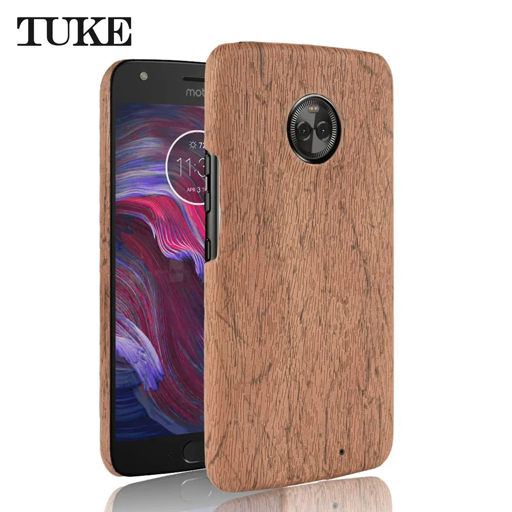 

Wood Grain Phone Cases for For Motorola Moto X4 Cover Wooden Pattern Hard PC Plastic For Motorola Moto X 4 Housing Etui