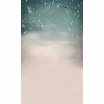 

Photography Backdrop Organizer White Snow Flowers Baby Xmas Tree Festival Background Wood Floor For Photo Studio