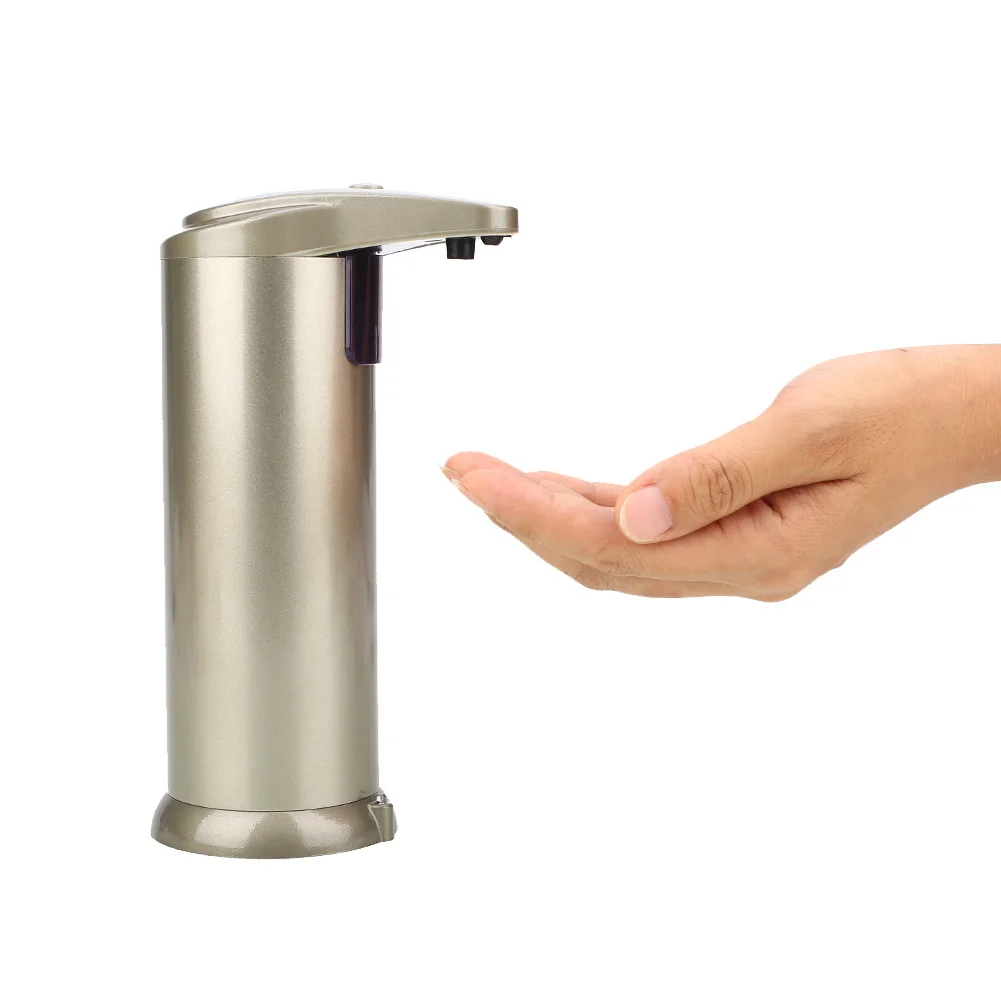 Billig Seife Dispenser Automatische Sensor Edelstahl Wand Montiert Spender Tragbare hand waschen bad versorgung drop verschiffen
