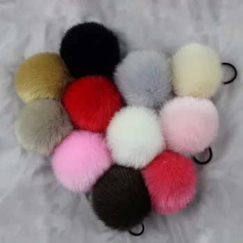

Color artificial plush ball 3-6cm imitation rabbit hair pendant clothing bag toy candy color DIY small hair ball