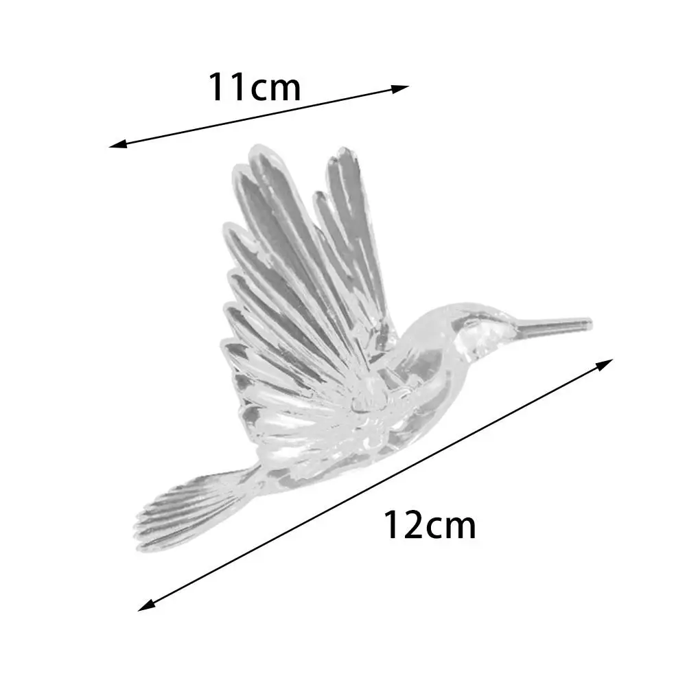 Crystal Bird Pendant Plastic Transparent Acrylic Hanging Birds Wedding Ceiling Decoration Props Lifelike Modeling Crystal Bird Pendant Plastic Transparent Acrylic Hanging Birds Wedding Ceiling Decoration Props Lifelike Modeling