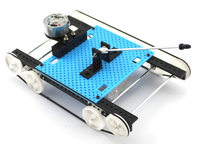 

JMT Cool Kids Creative DIY Assembled Tank Model Kits Gear Drive Toy Car Physical Science Experiment Toy Educational Children