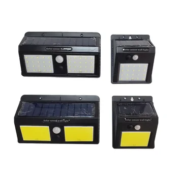 

IP44 Up Down Outdoor Waterproof Led Solar Wall Lighting Lamp with Movement Sensor for Outside Street Porch Garden Veranda Home