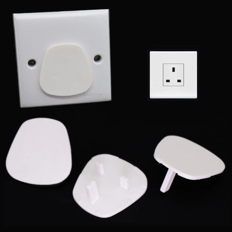 

10Pcs Electrical Outlet EU / AUS / RUS Plug Rotated Socket Shock Protector Rotate Cover Anti Baby Kids Child Safety Guard