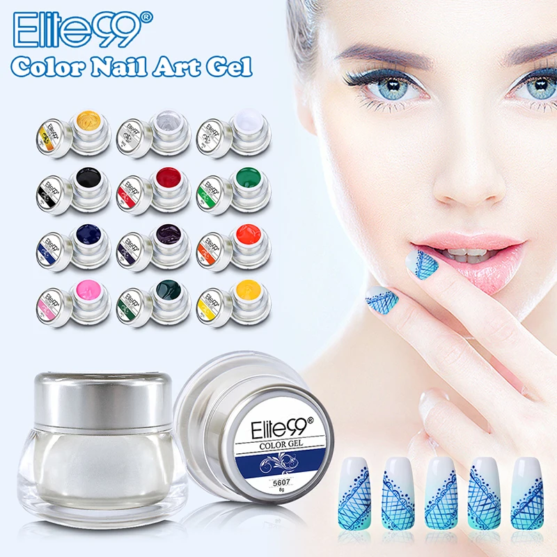 1 шт. 3D краска для ногтей 8 мл|painting gel|nails art painting gelelite99 3d |