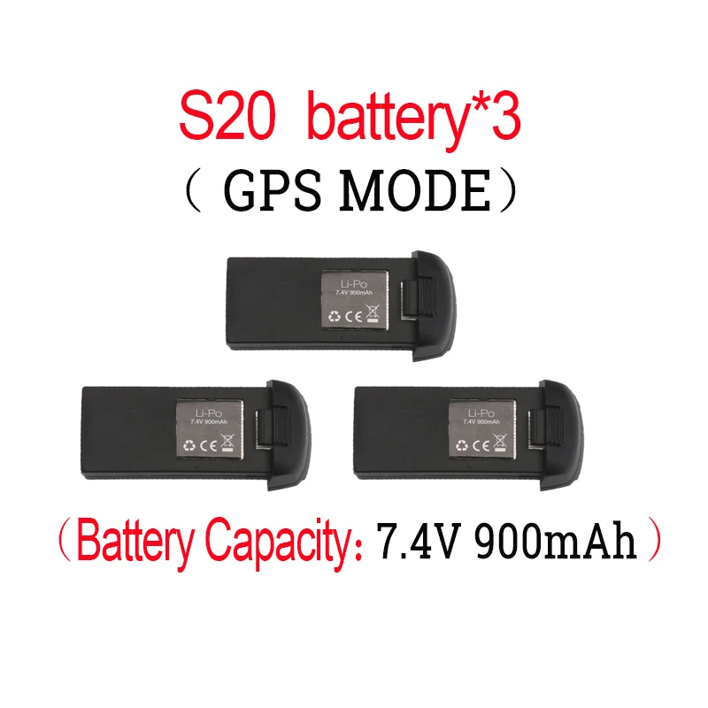 SMRC S20 Дрон без Gps или Аксессуары 3 7 в 1800 4 В 900 мАч батарея Длительное Действие