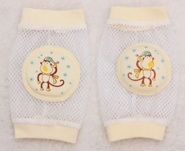2 пары носков для маленьких ног wramers для малышей во время Ползания, защитный наколенник из сетчатого материала защита для локтей наколенники коробка фоны для фотосъемки новорожденных детей с наколенники - Цвет: 5