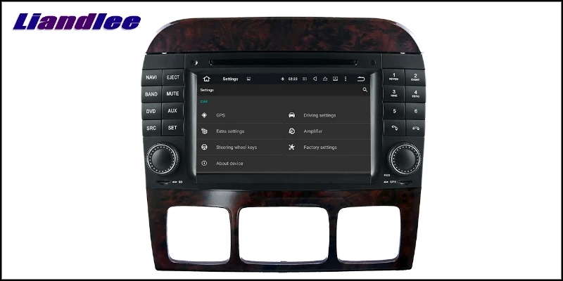 Liandlee Car Multimedia Player NAVI For Mercedes Benz S W220 1998~2005 Touch Screen System Radio TV DVD Stereo GPS Navigation 9