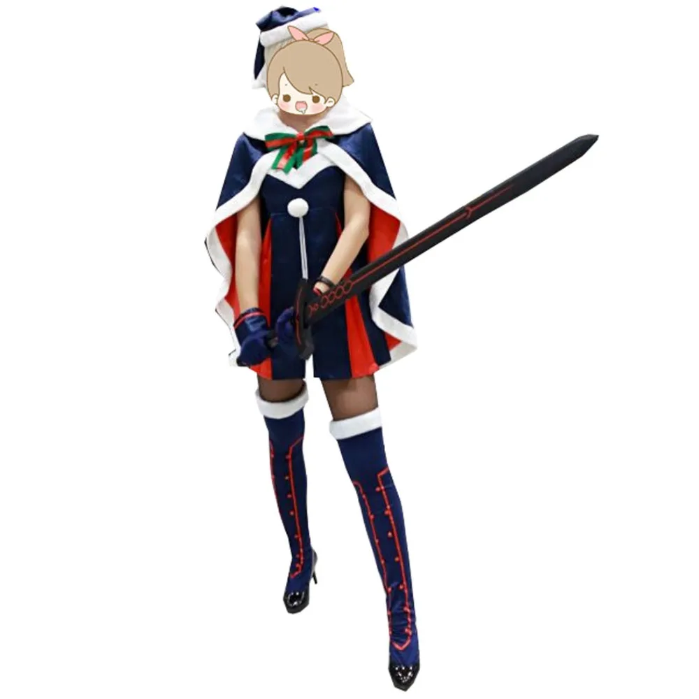 2018 Fate Grand Order Black Saber Altria Pendragon Christmas cosplay costume | Тематическая одежда и униформа