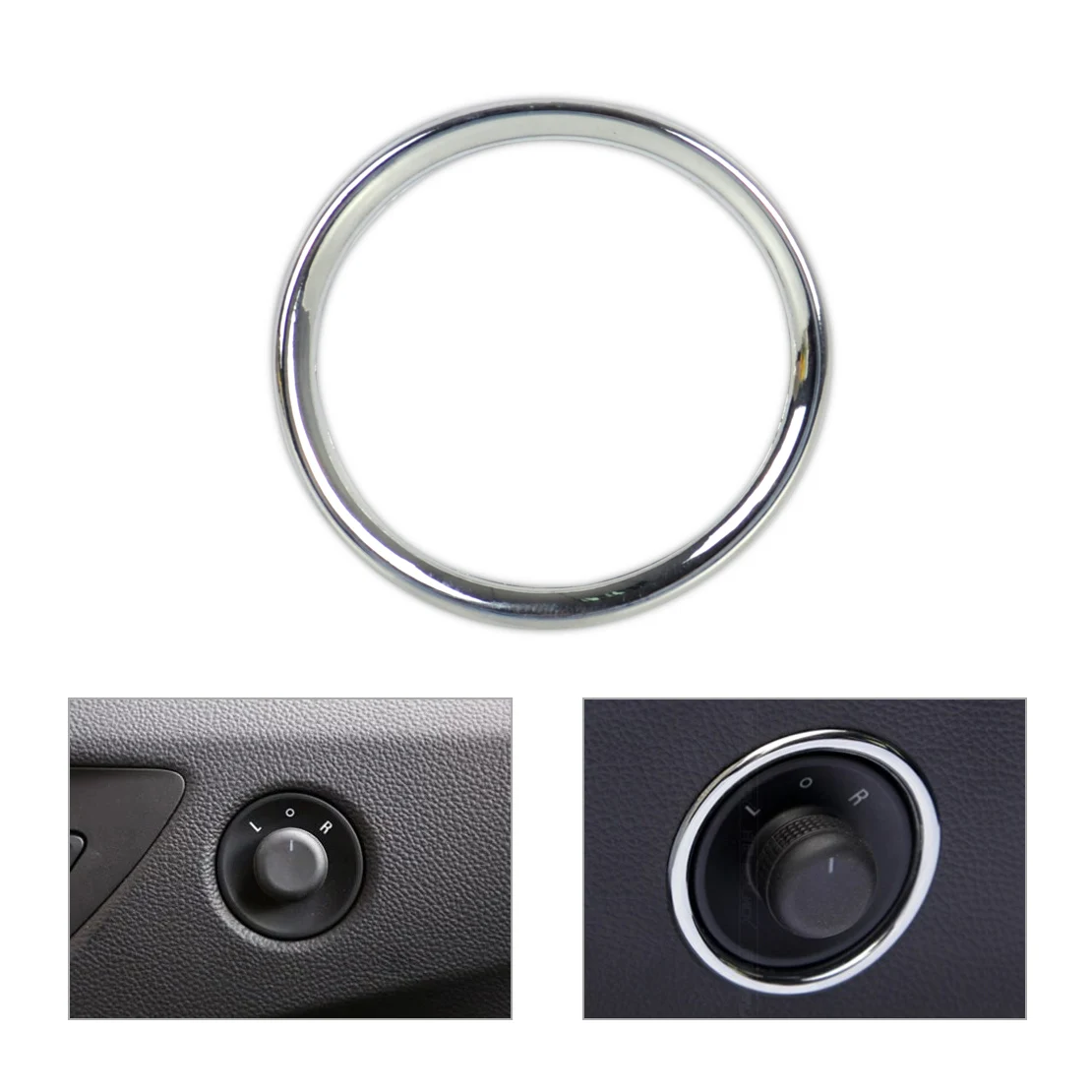 

CITALL Sedan Dedicated Car Door Rearview Mirror Switch Knob Sequins Circle For Chevrolet Cruze 2009 - 2012 2013 Trax AVEO 2014