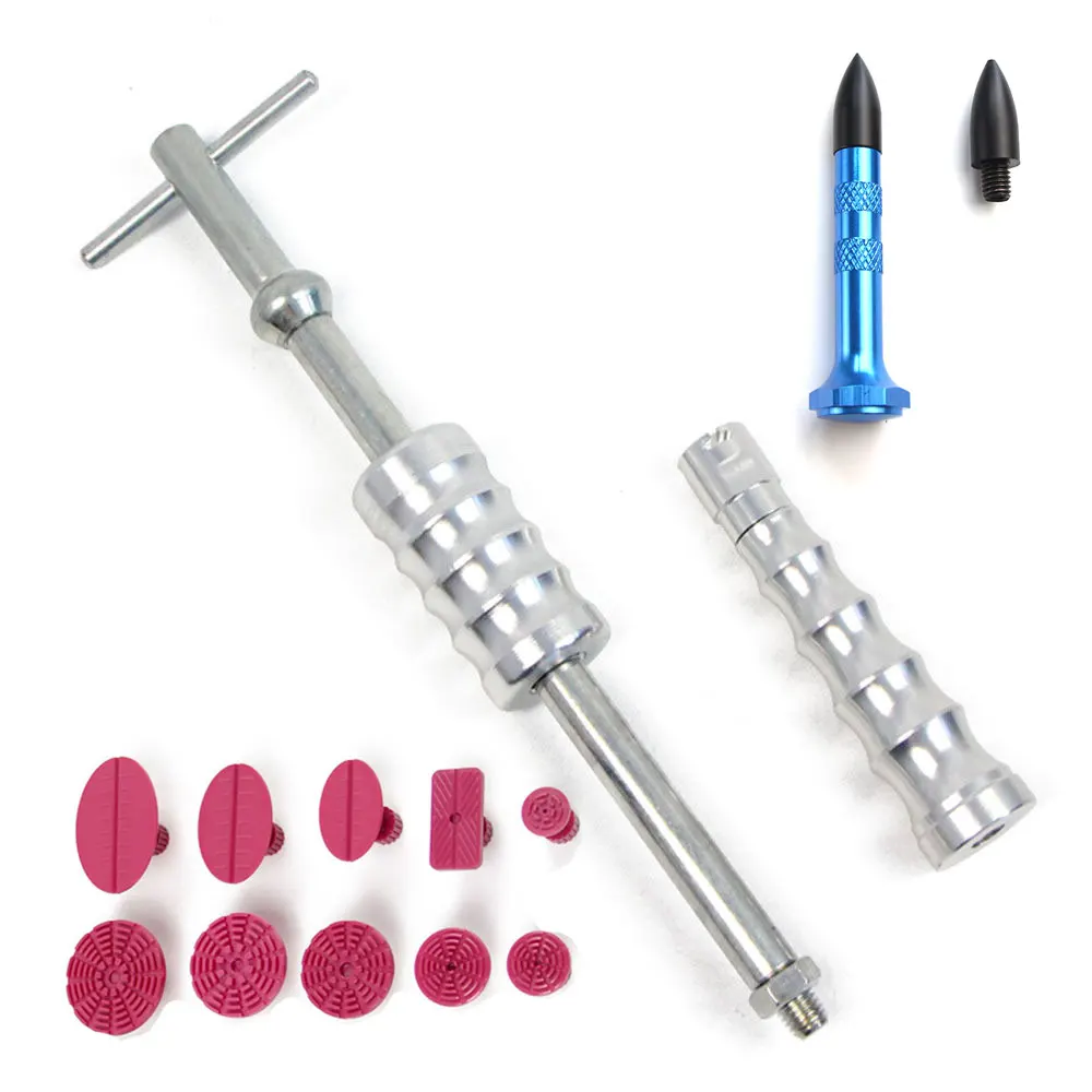 PDR Tools Kit Dent Puller Slide Hammer Reverse Hammer Paintless Dent