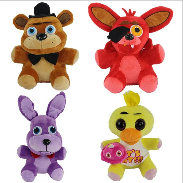 25cm plush five nights at freddy s fnaf 4 freddy bonnie chica foxy