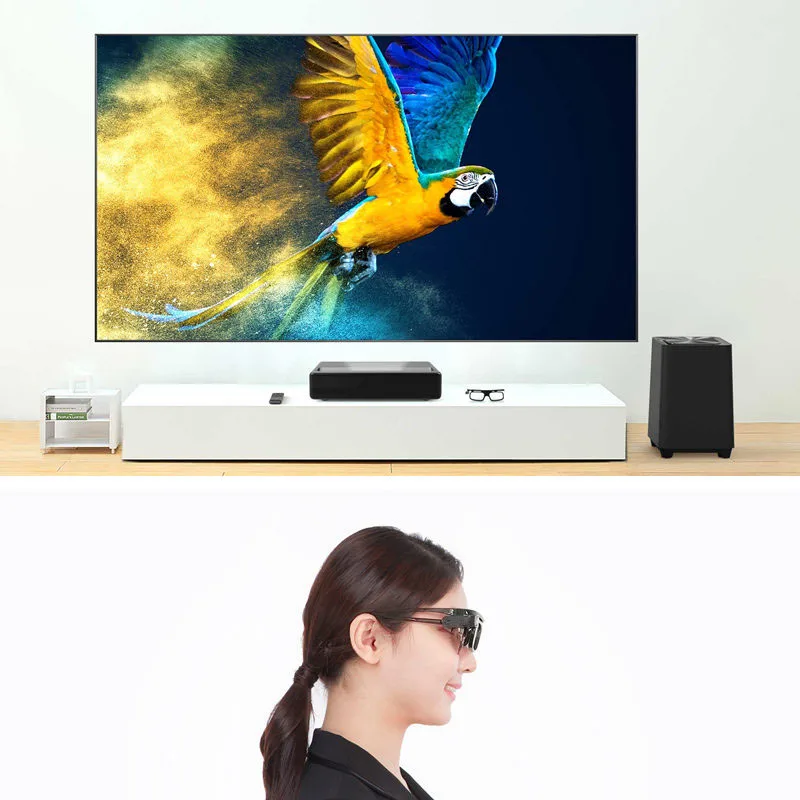 Универсальные 3D очки с активным затвором DLP Link батареей для JmGO V8/J6S XGIMI H1/H2/Z6