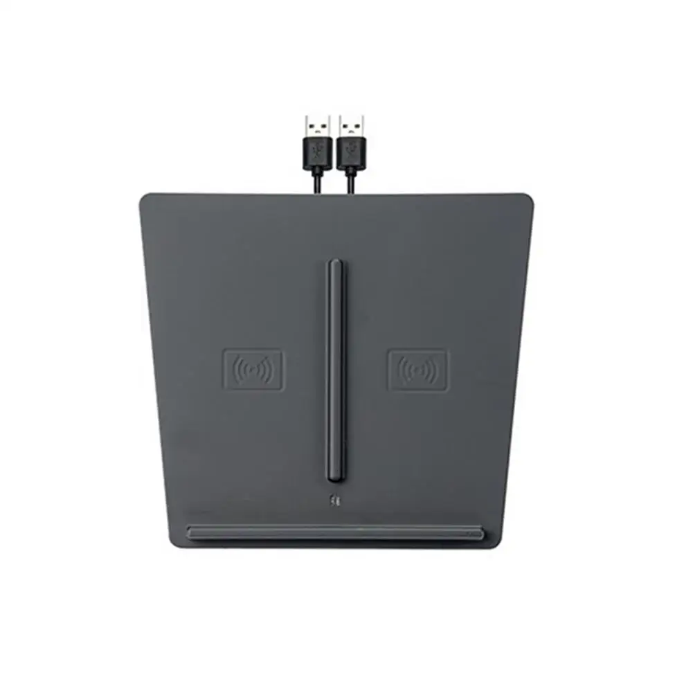 

USB Port Center Console Wireless Charger Interior Upgraded Fast Front Accessory Car Mount Dual Phones Charging For Tesla Model 3