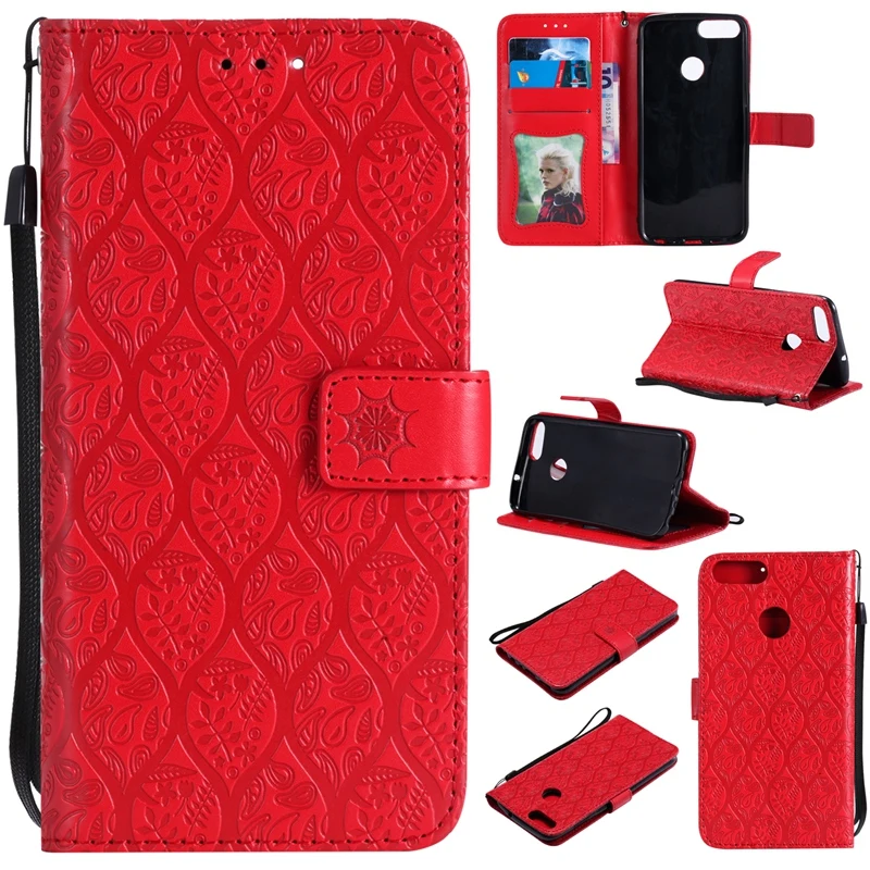 

Wallet PU Leather Huawei P Smart Psmart Case Silicon Book Phone Case for Huawei P Smart Psmart Flip Back Cover Coque Etui Funda