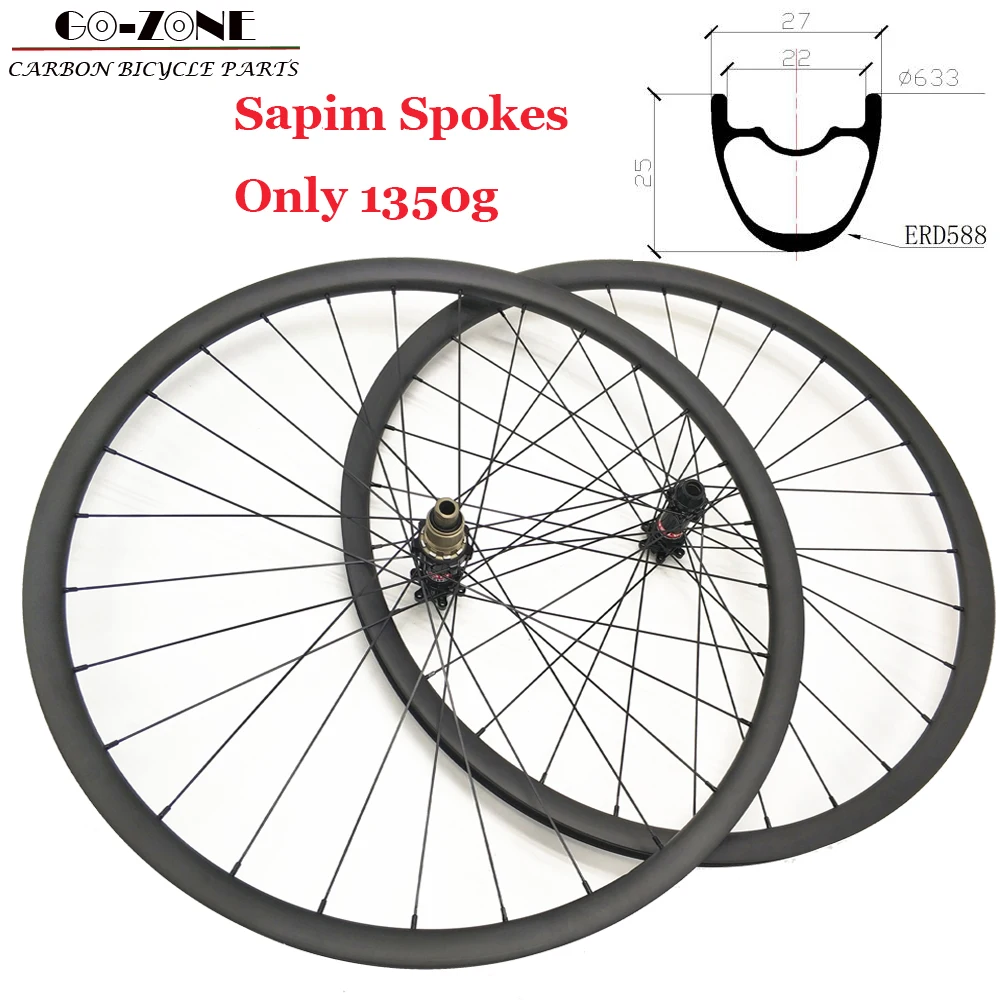 Карбоновые mtb Колеса 29 карбоновые mtb колеса clincher бескамерные 1350 г sapim Спицы mtb колеса 29er 27,5 650B дисковый тормоз 2" mtb колеса